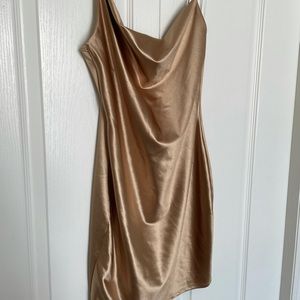 Gold dress